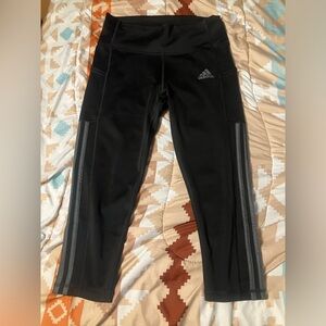 Adidas “prime green” Black and grey leggings M NEW